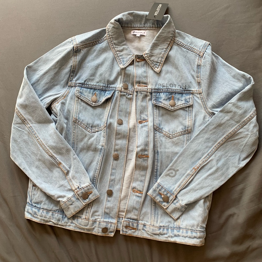 Peloton denim jacket